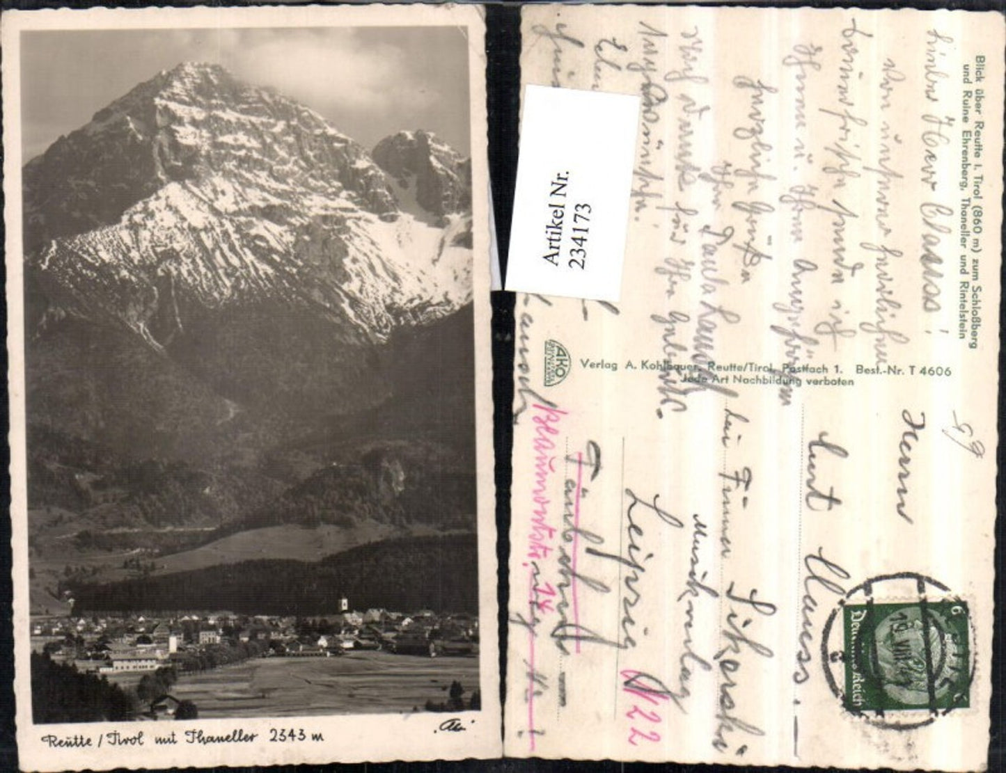 Alte Ansichtskarte – Old Postcard