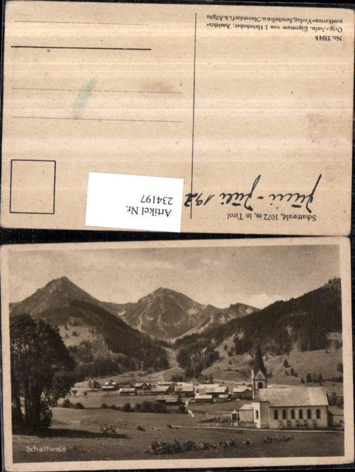 Alte Ansichtskarte – Old Postcard