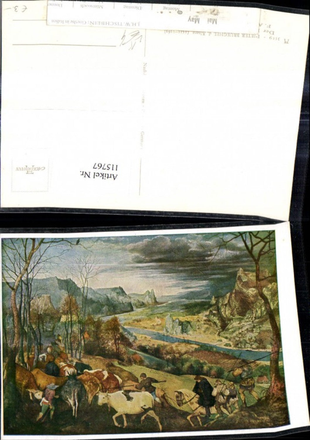 115767,Künstler Ak Peter Brueghel d. Ältere Der Herbst pub Ackermann 3519