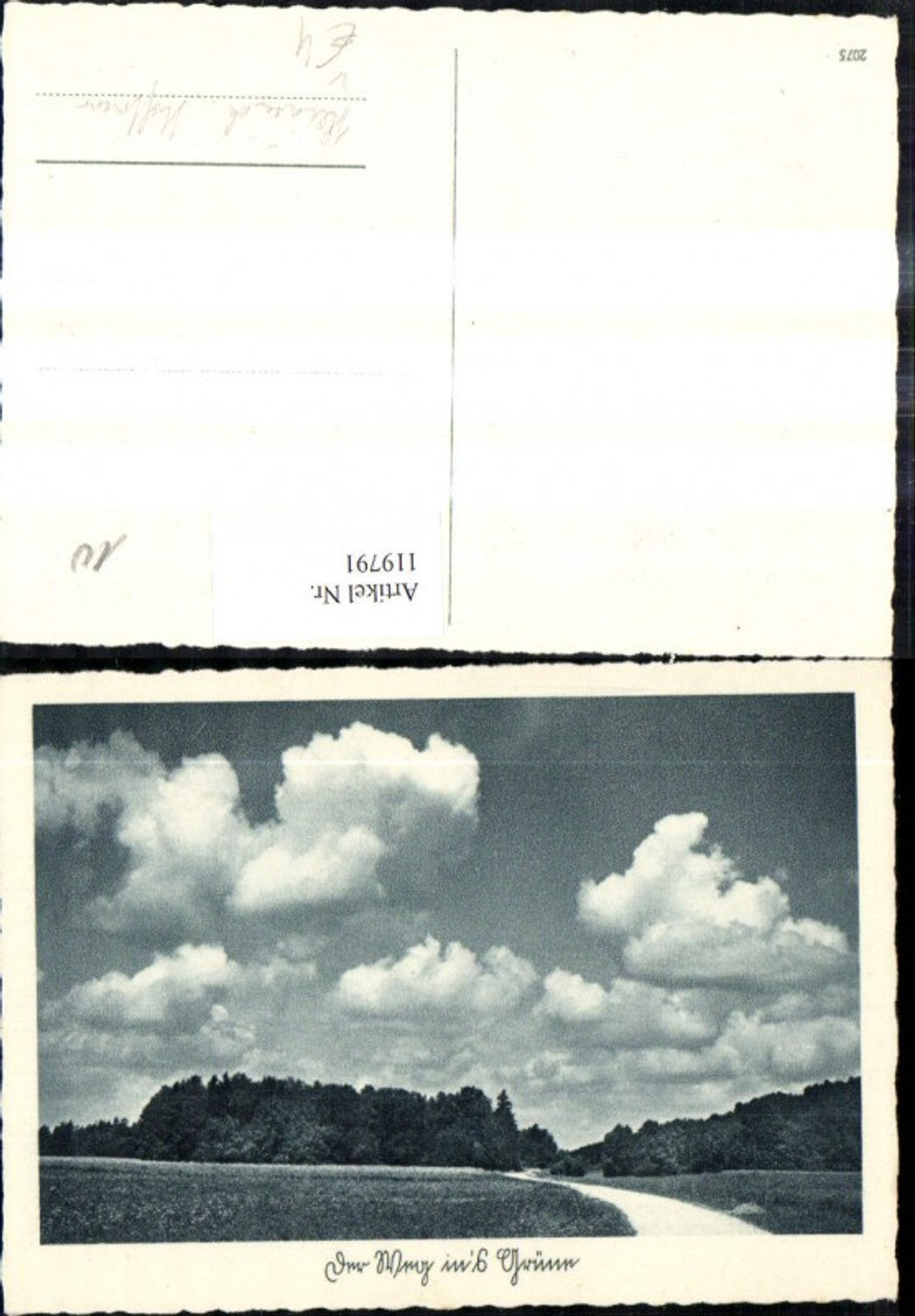 119791,Künstler Ak Am Weg ins Grün Landschaft pub Heinrich Hoffmann 2075