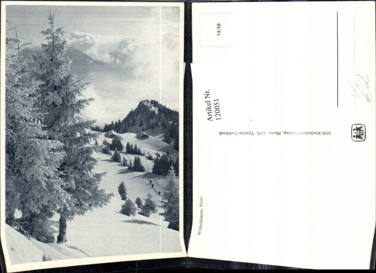 120051,Wildschönau Tirol Winterwald Landschaft pub SOS Kinderdorf 14/58