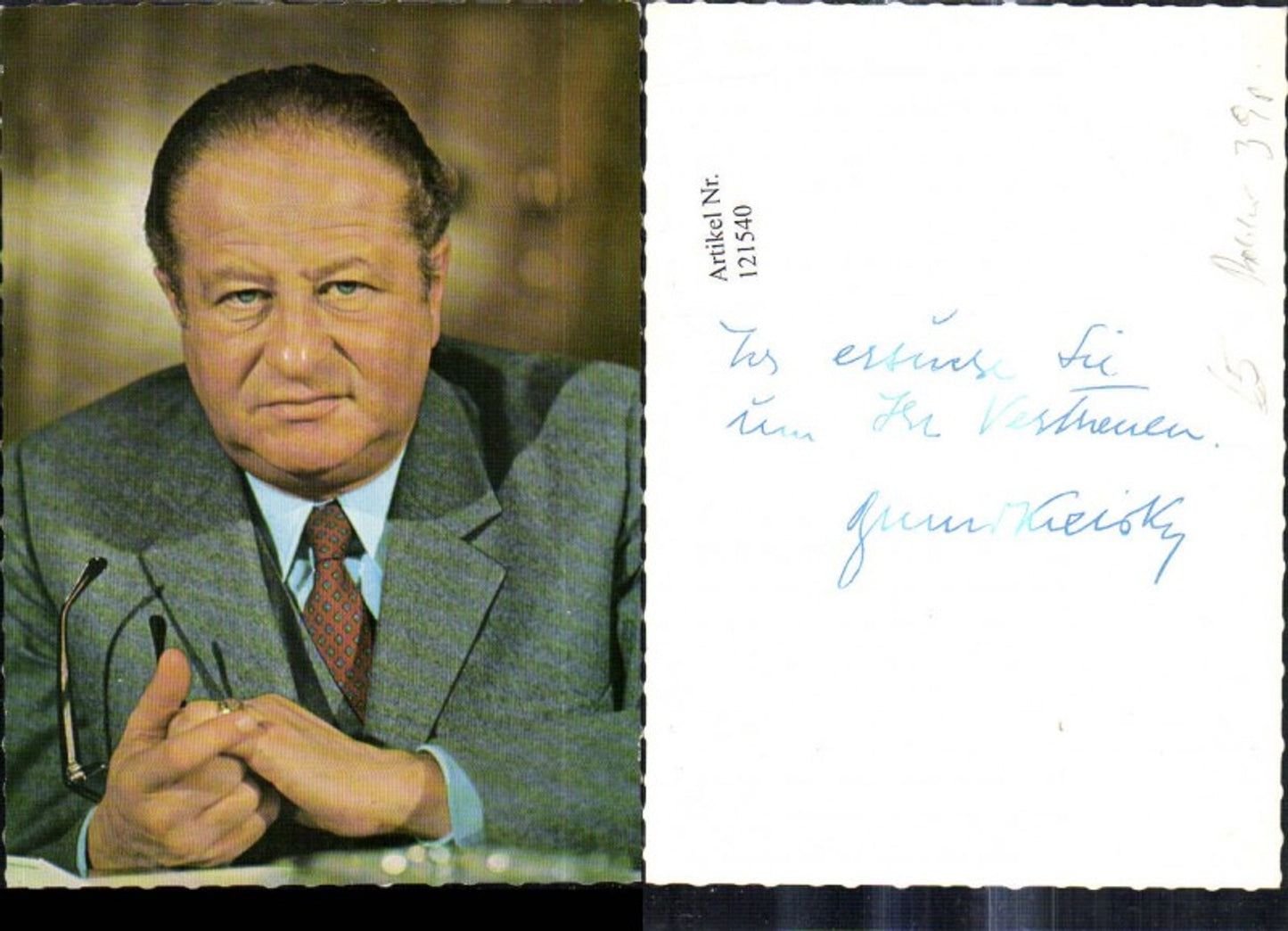 121540,Bruno Kreisky Bundeskanzler Politik