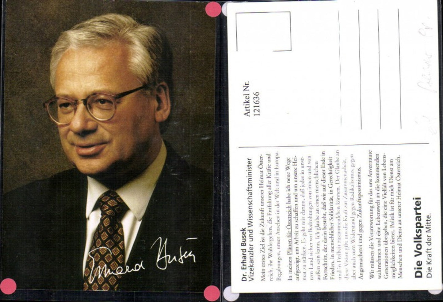 121636,Eduard Busek Vizekanzler Politik