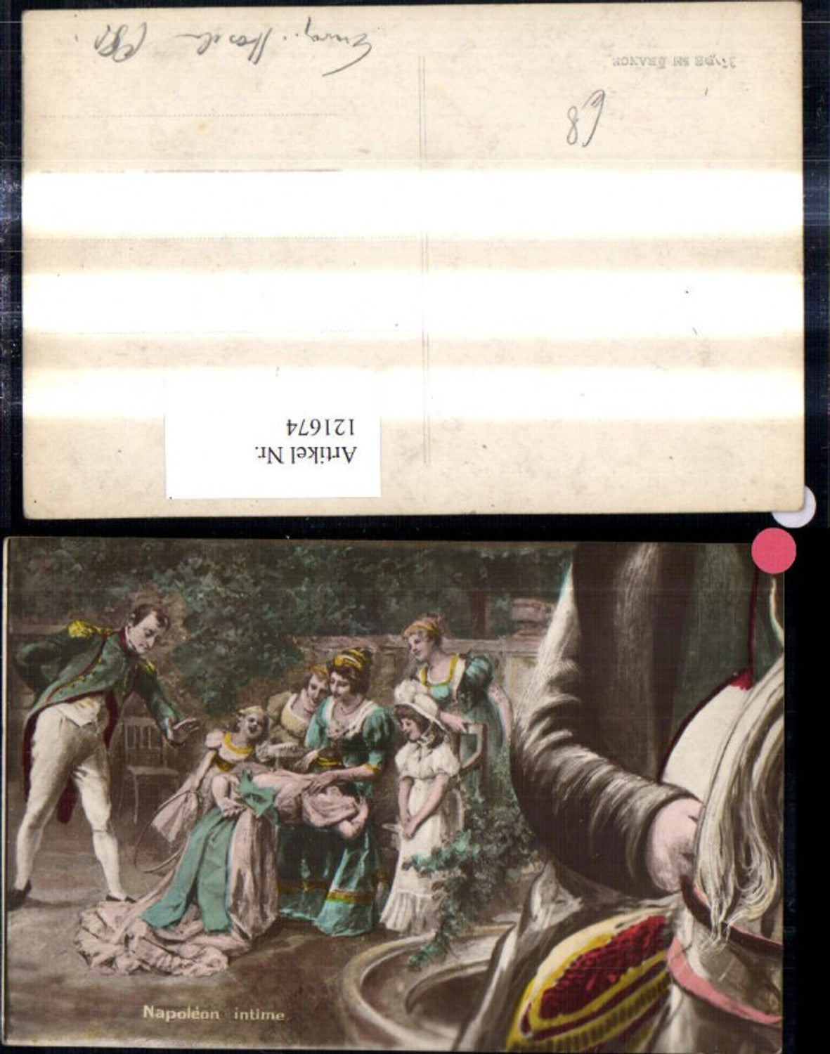 121674,Künstler Ak Napoleon f. Frauen Kinder Adel Monarchie