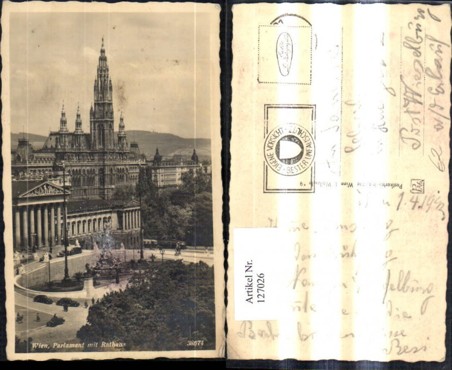 Alte Ansichtskarte – Old Postcard