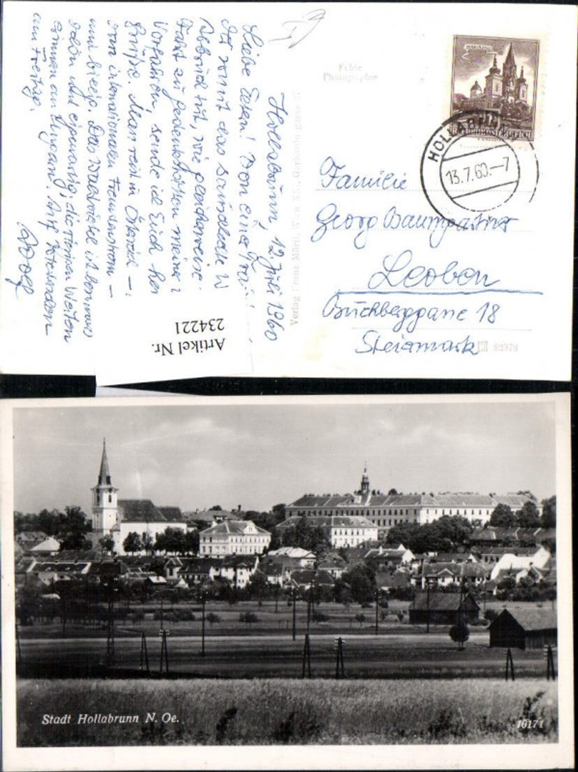 234221,Stadt Hollabrunn Teilansicht