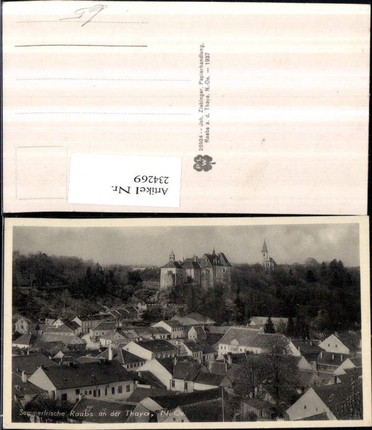 234269,Raabs an d. Thaya Teilansicht Schloss