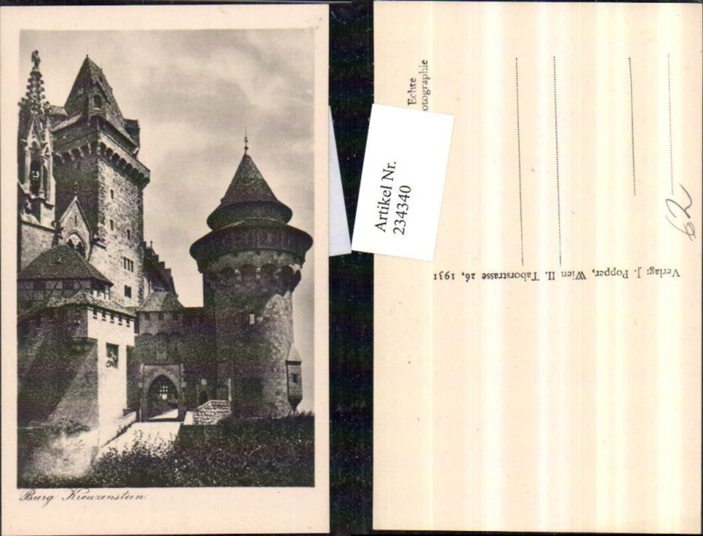 234340,Burg Kreuzenstein b. Korneuburg Turm