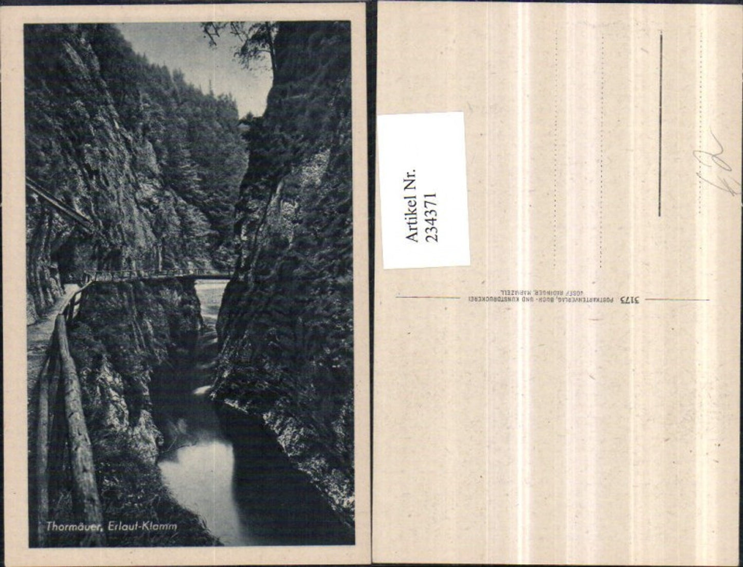 234371,Thormäuer Erlauf-Klamm b. Gaming