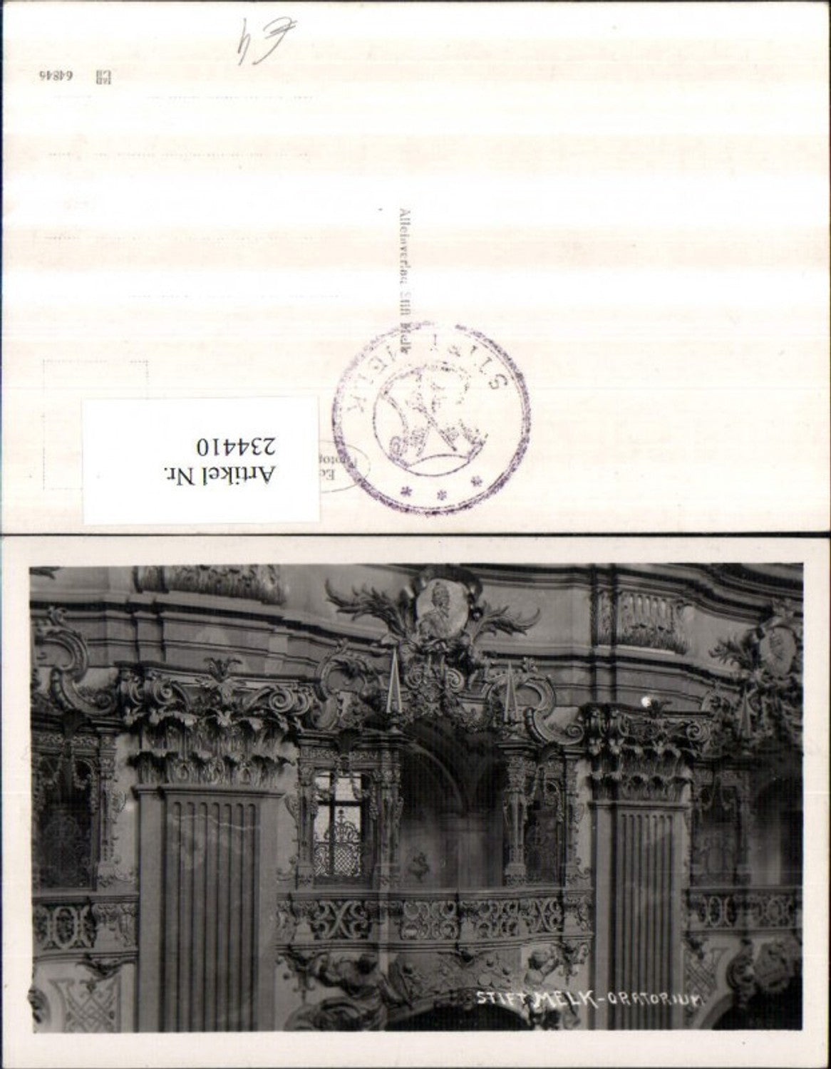 234410, Melk Abbey Oratory Detailed View