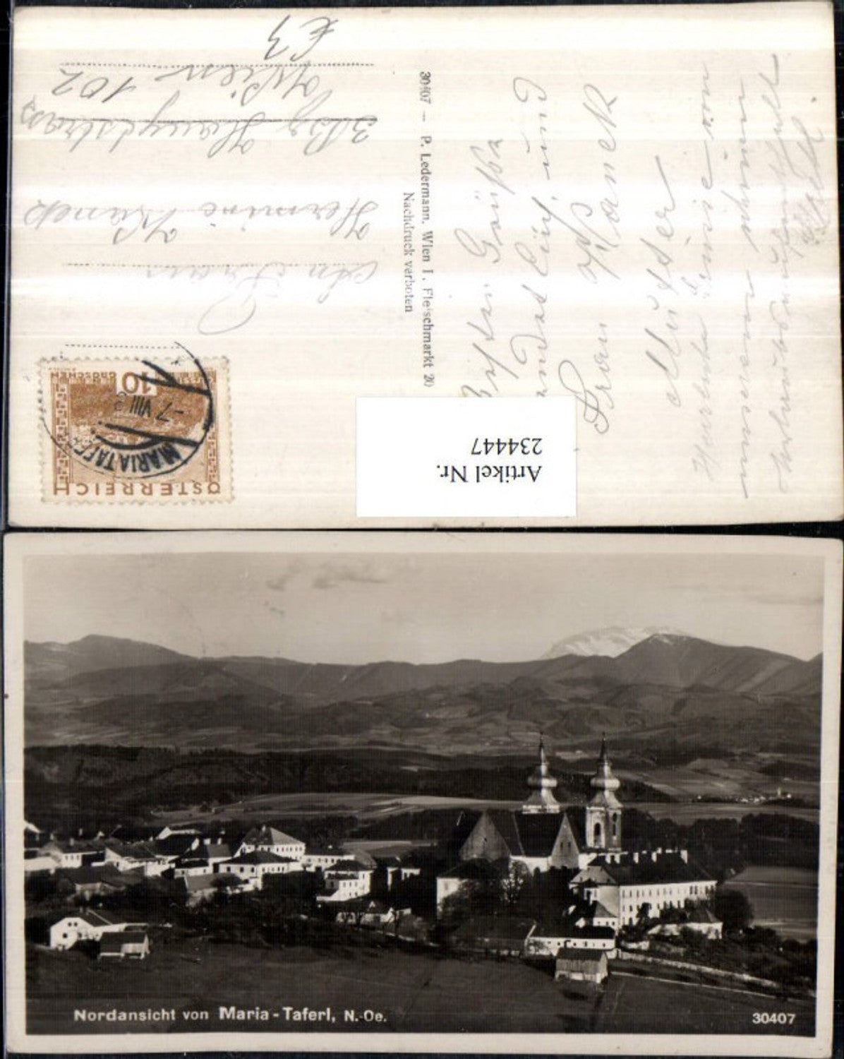 234447, North view of Maria Taferl, total view