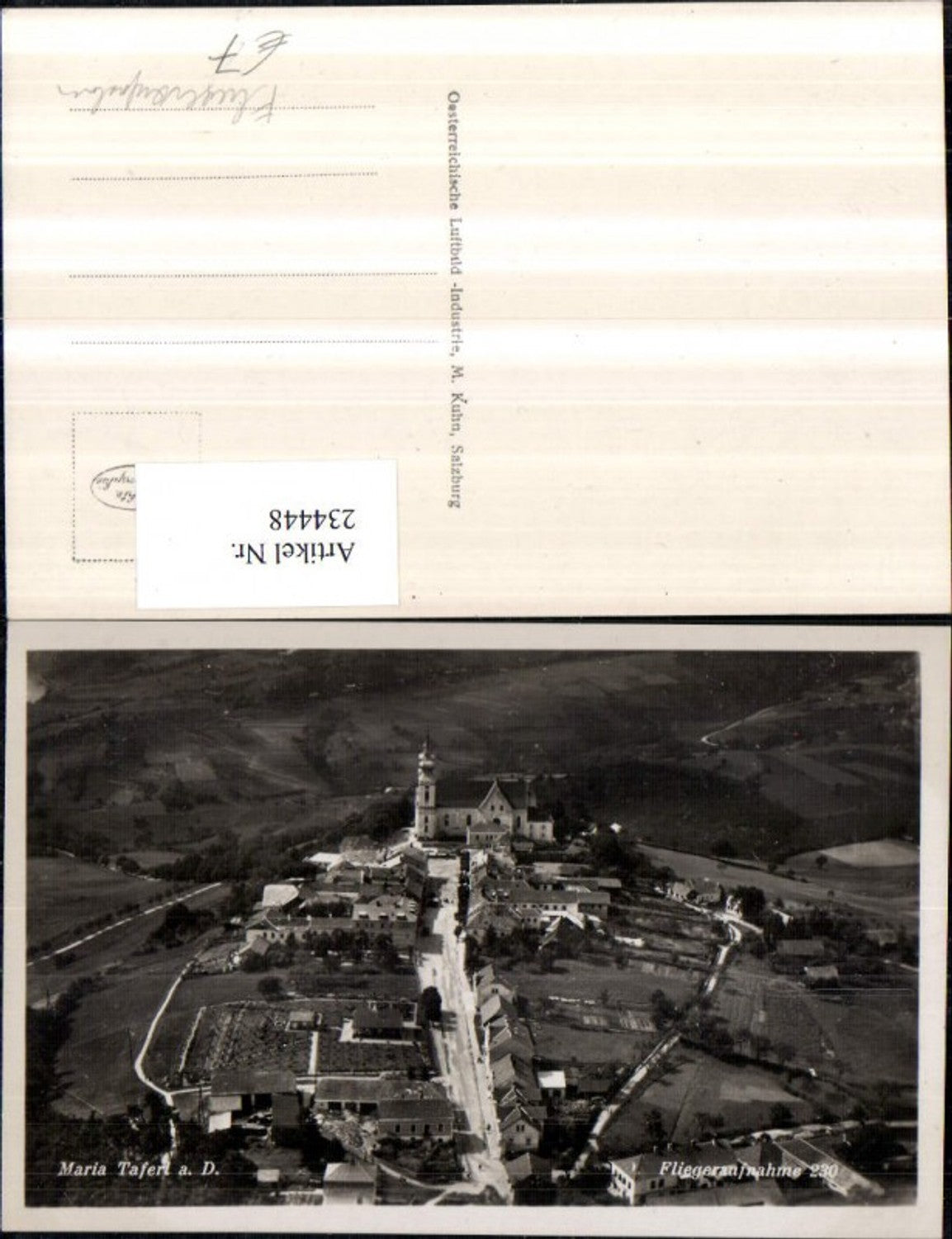 234448, Maria Taferl on the Danube, aerial view 230