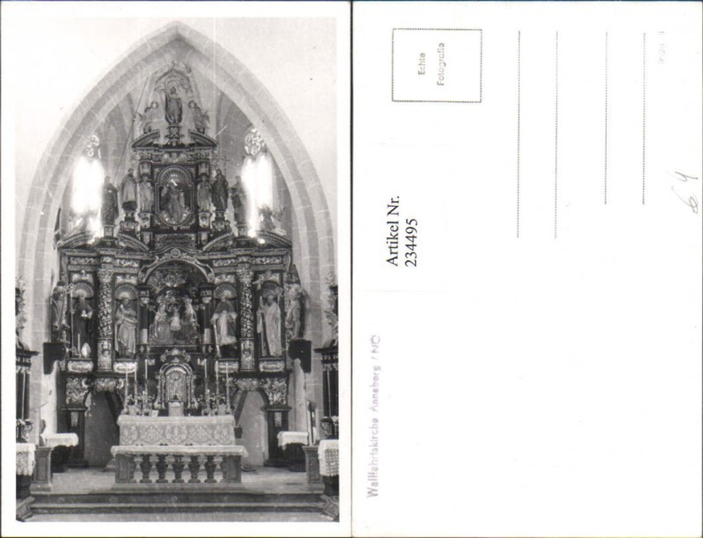 234495,Wallfahrtskirche Kirche Annaberg Innenansicht Hochaltar