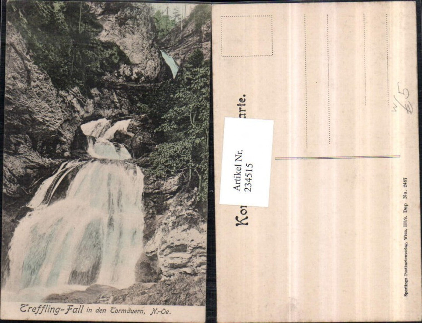 234515,Treffling-Fall Wasserfall in d. Tormäuern b. Gaming