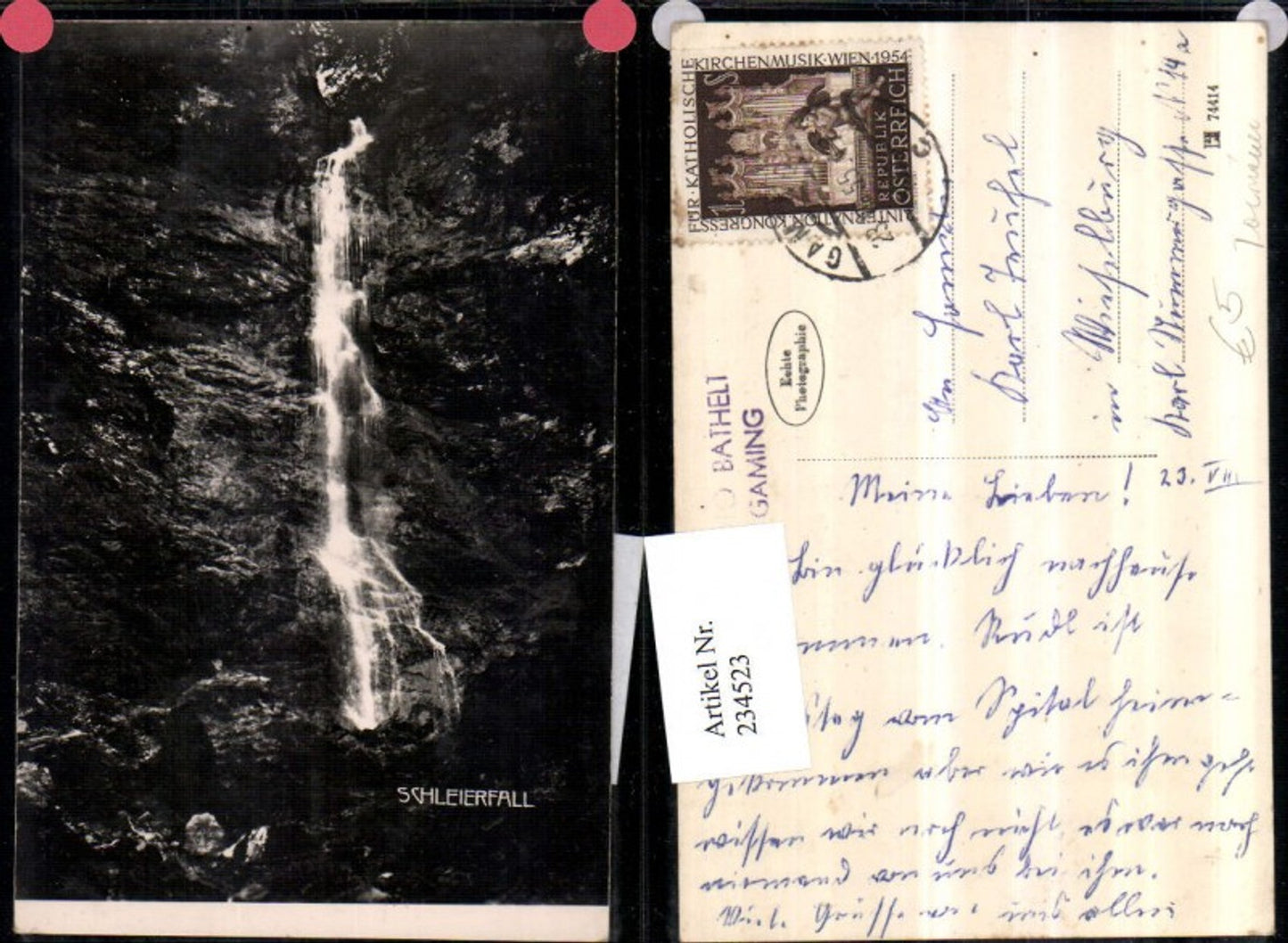 234523,Tormäuer Schleierfall Wasserfall b. Gaming