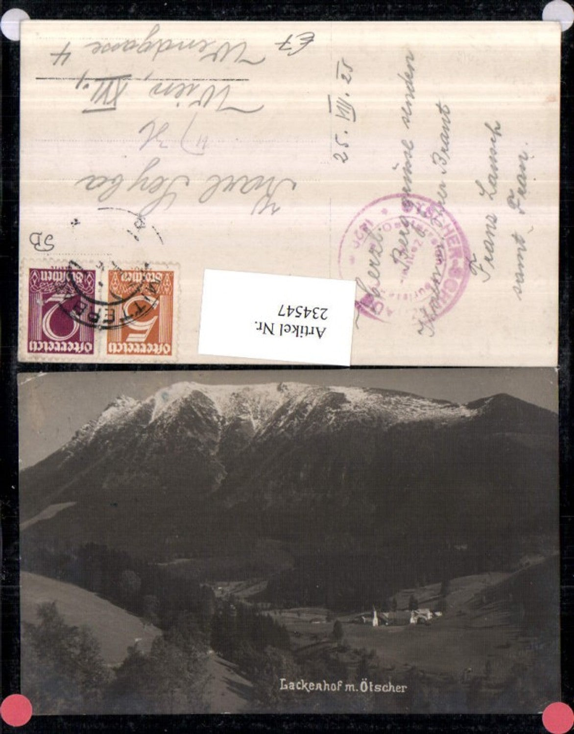 234547,Lackenhof m. Ötscher