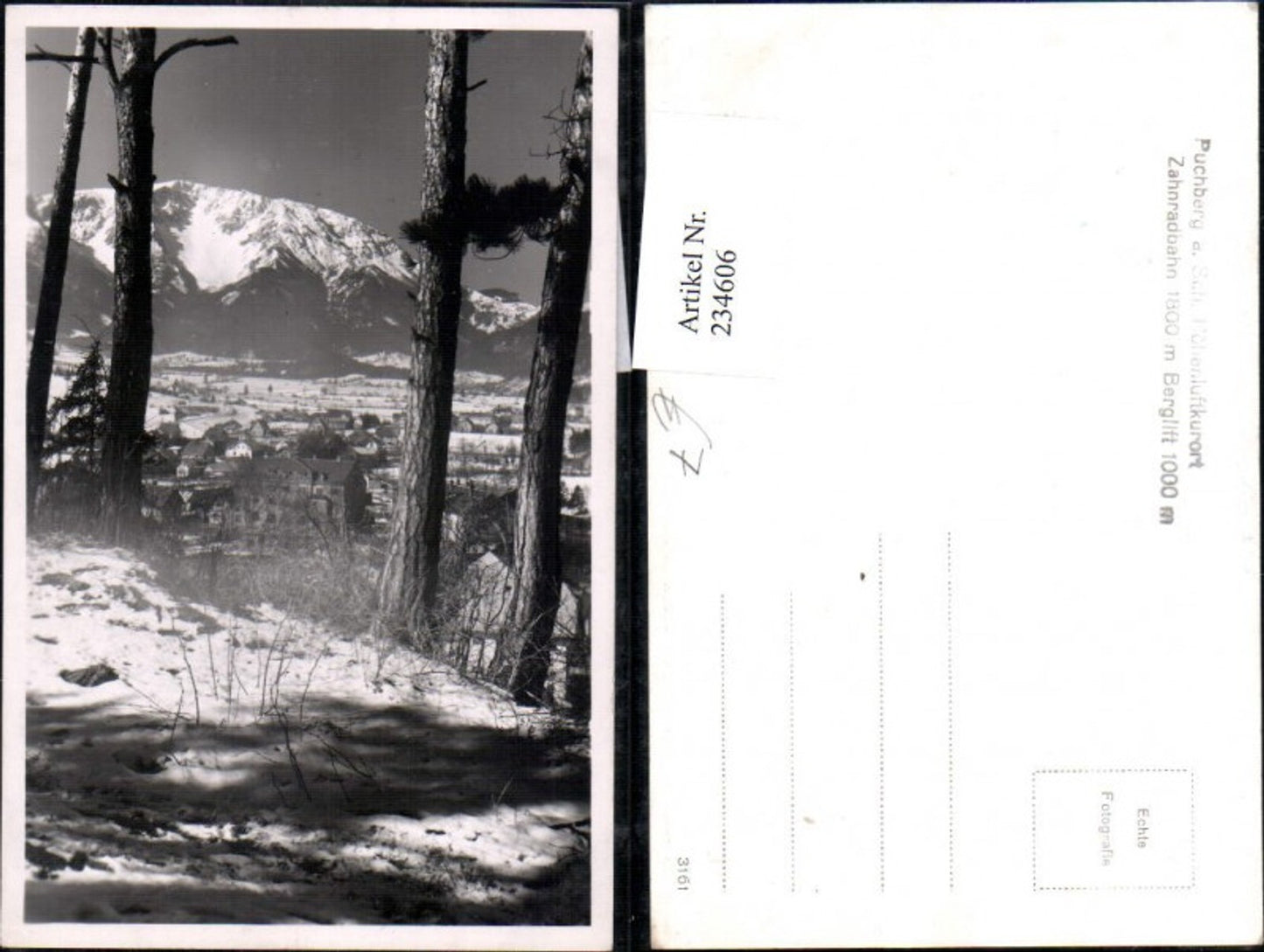 234606,Puchberg am Schneeberg Teilansicht Winterbild