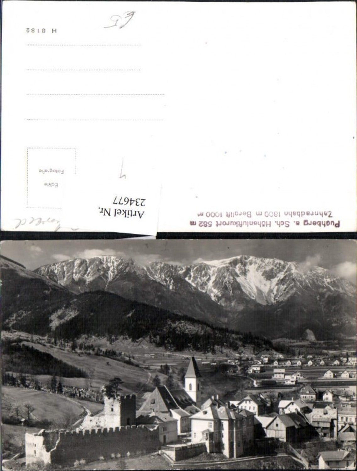 234677,Puchberg am Schneeberg Teilansicht