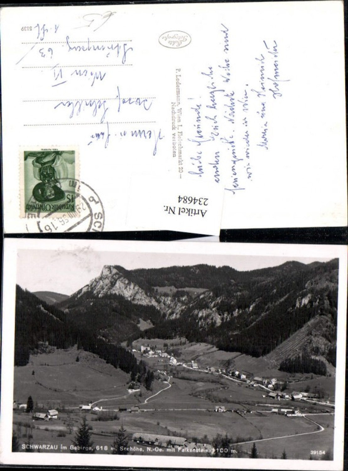 234684,Schwarzau im Gebirge Totale m. Falkenstein