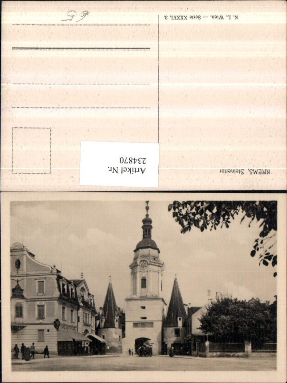 234870,Krems an d. Donau Steinertor Straßenansicht