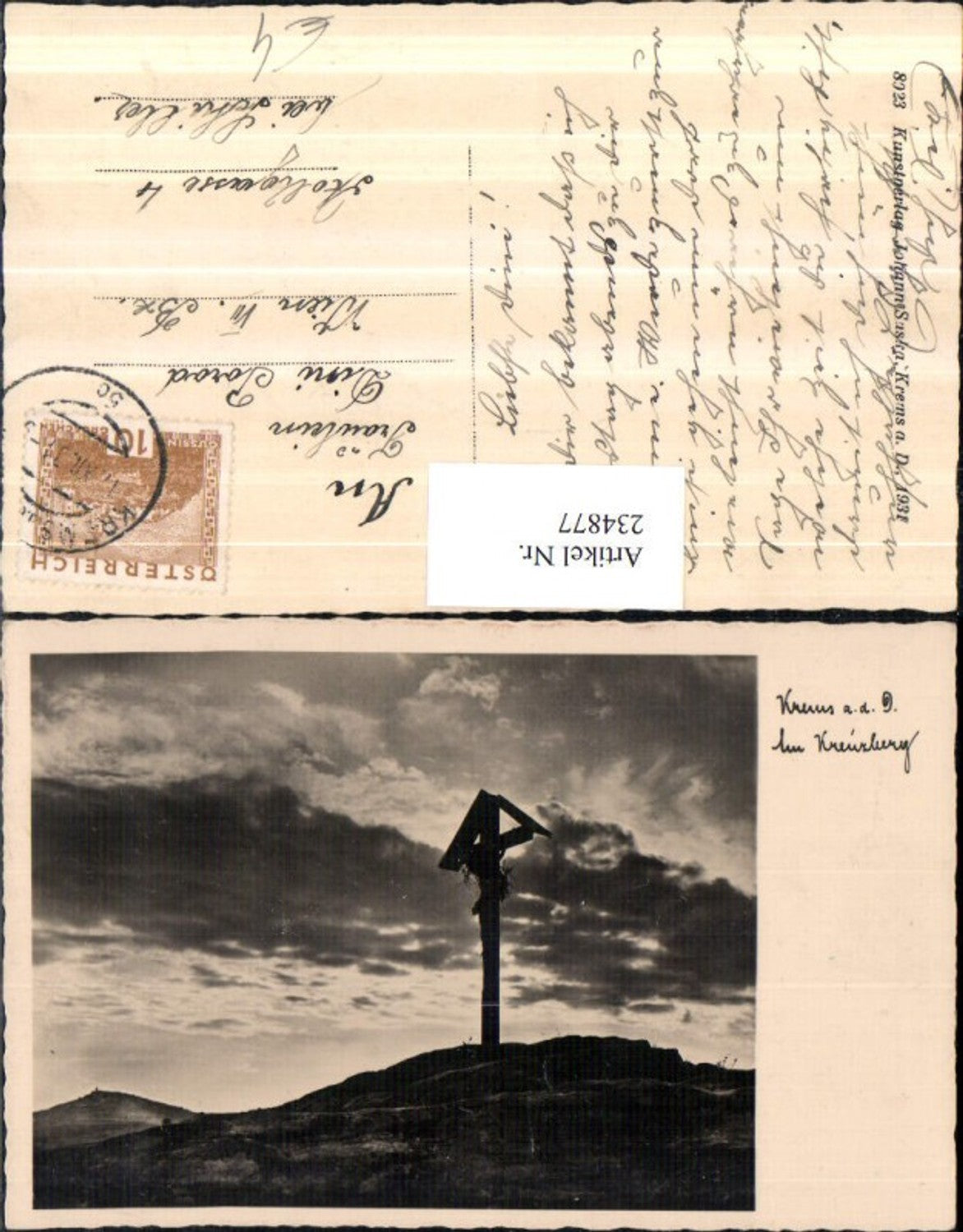 234877,Krems an d. Donau am Kreuzberg Kreuz