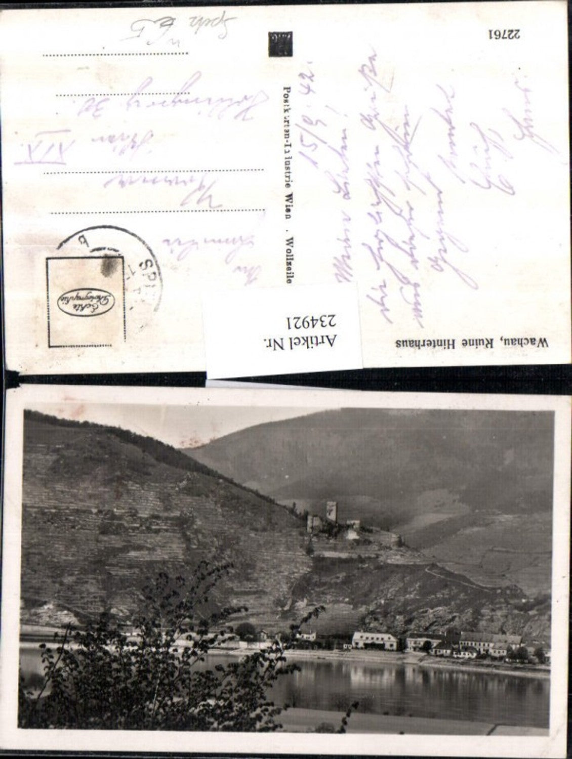 234921,Wachau Ruine Hinterhaus b. Spitz an d. Donau