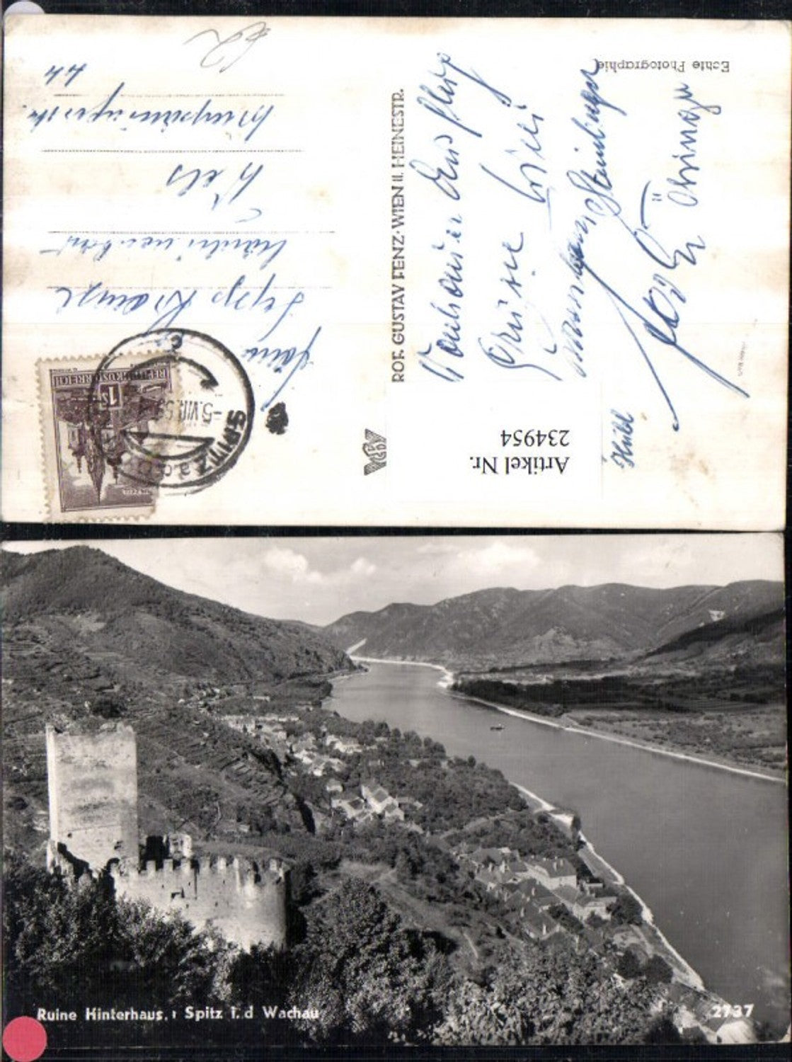 234954,Ruine Hinterhaus in Spitz in d. Wachau