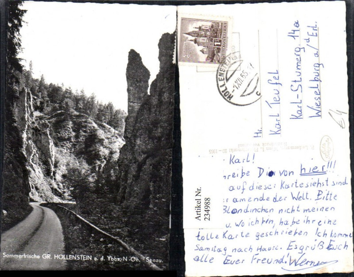 234988,Groß Hollenstein an d. Ybbs Seeau Partie