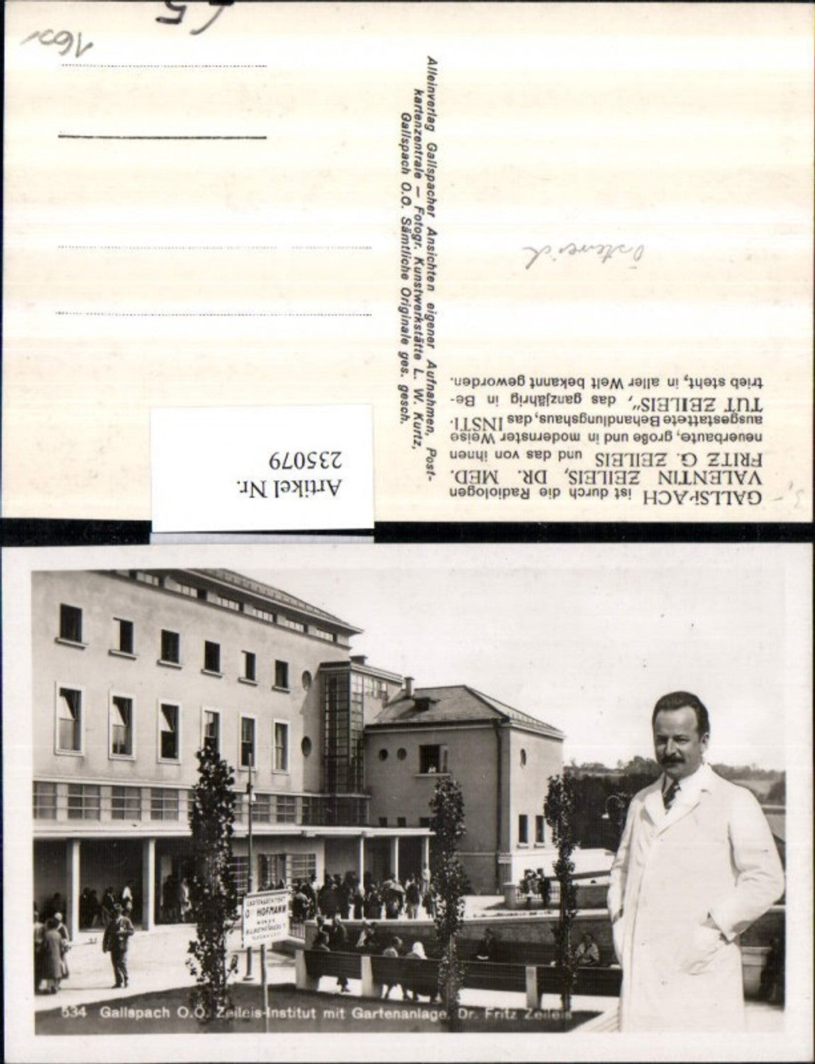 235079, Gallspach Zeileis Institute with garden, Dr. Fritz Zeileis