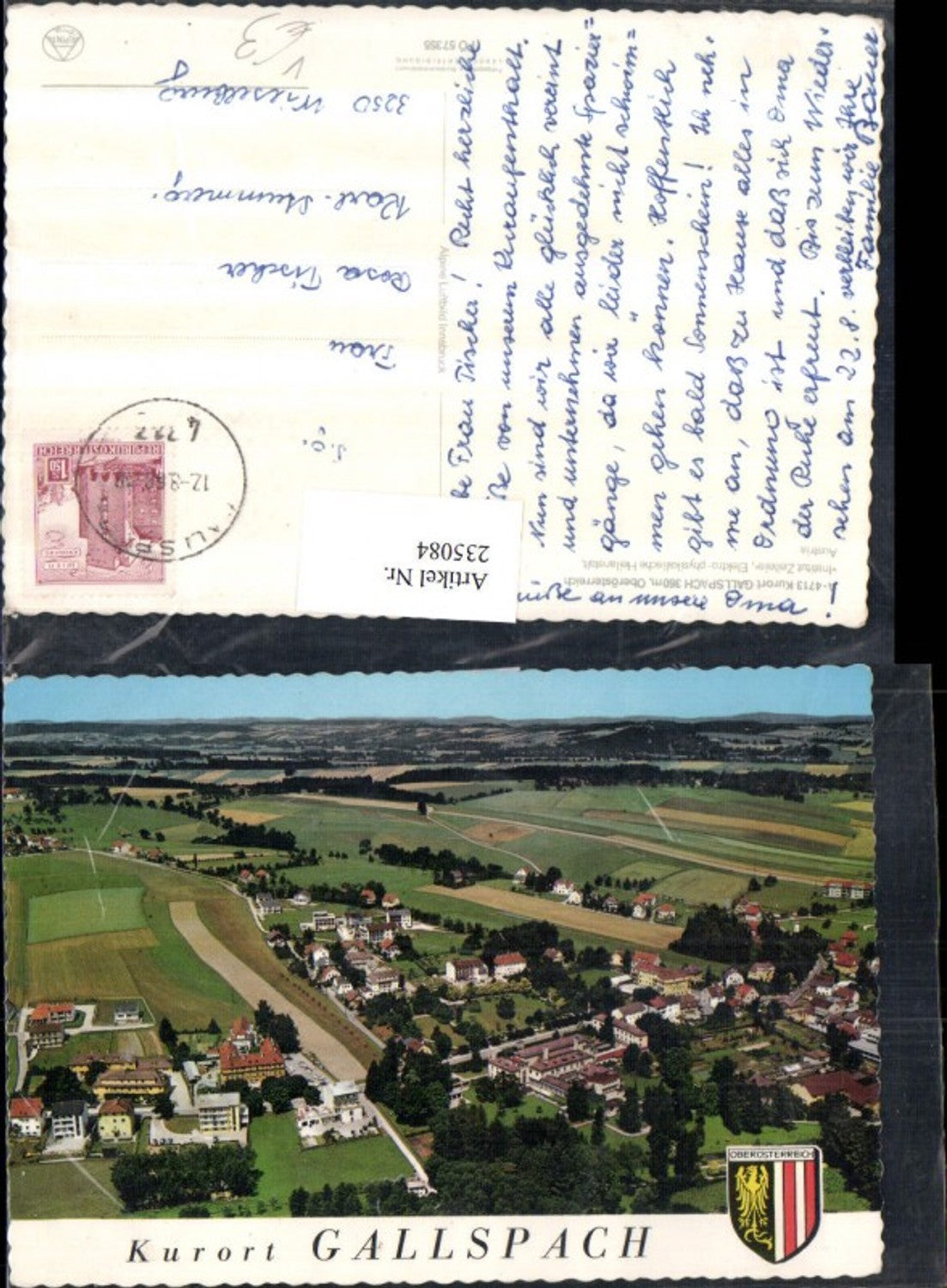 235084, Gallspach m. Zeileis Institute Totale pub Alpine aerial photograph 57355