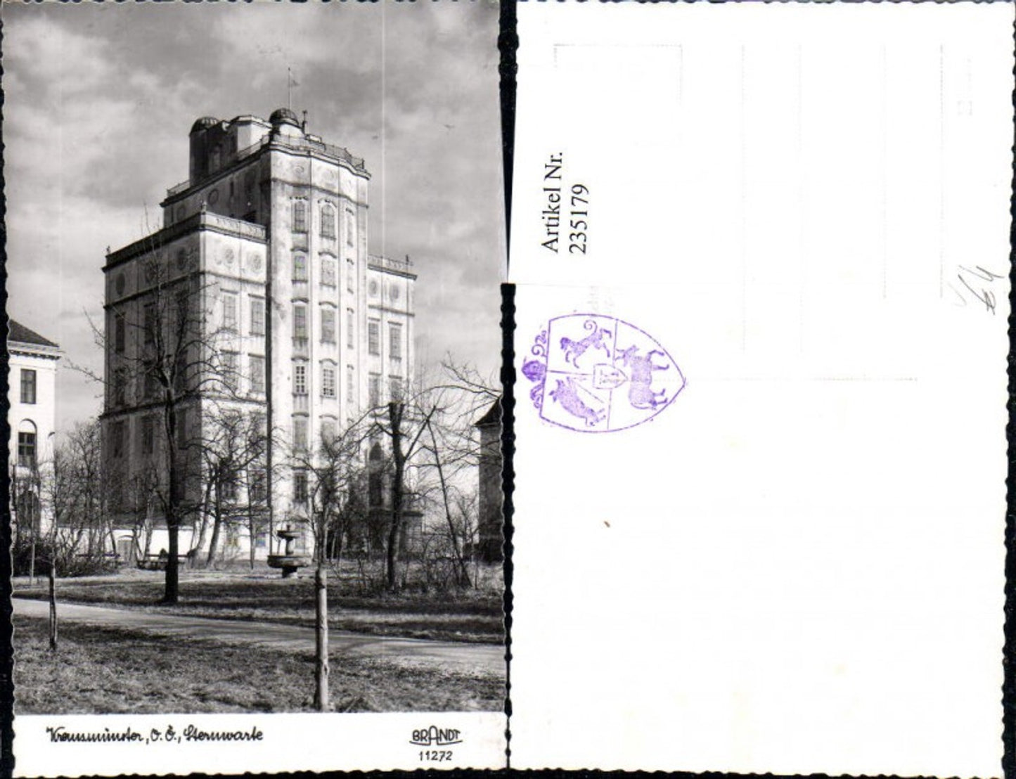 235179,Kremsmünster Sternwarte pub F. E. Brandt 11272
