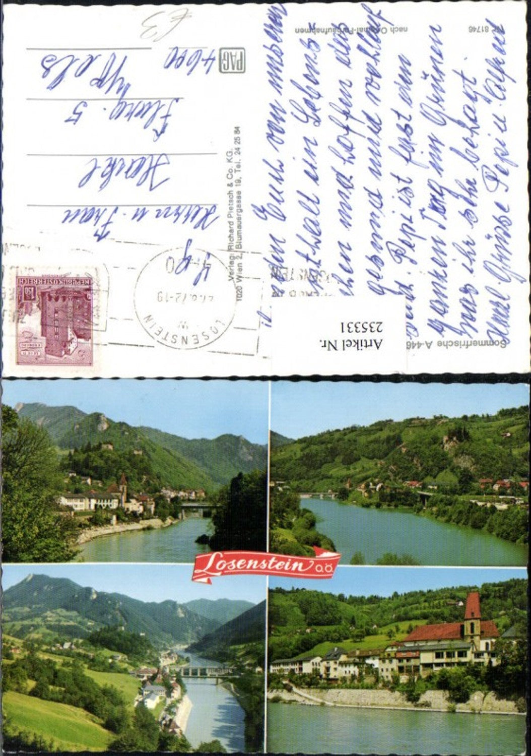 235331,Losenstein Totale Mehrbildkarte