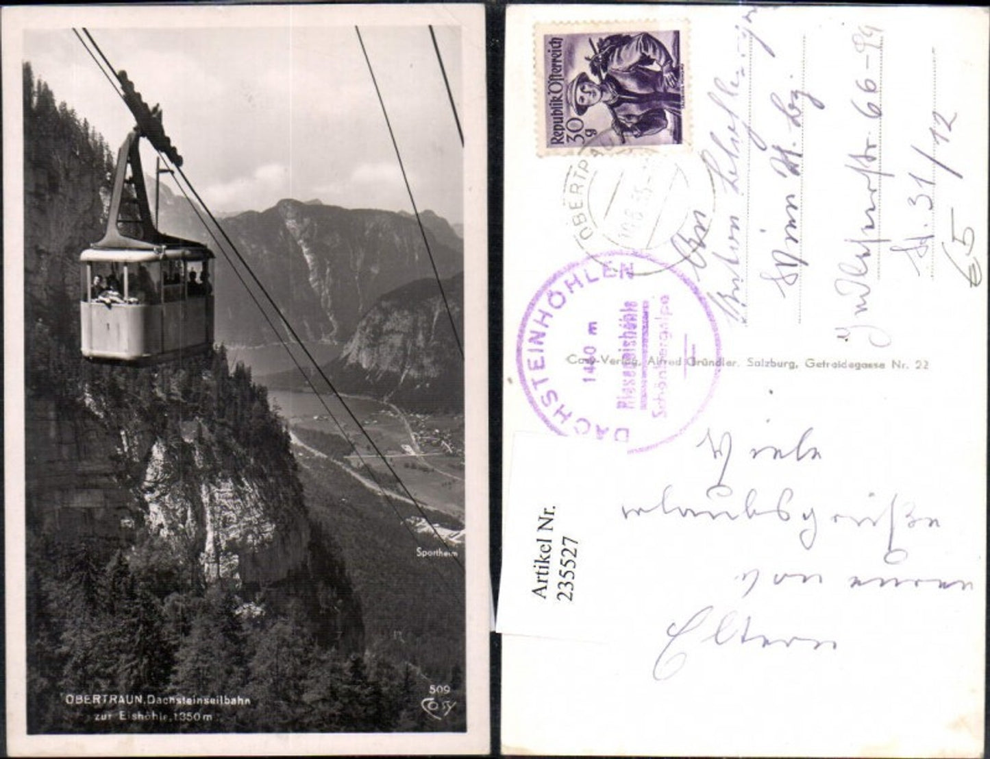 235527,Obertraun Dachsteinseilbahn Seilbahn Gondel pub Cosy 509