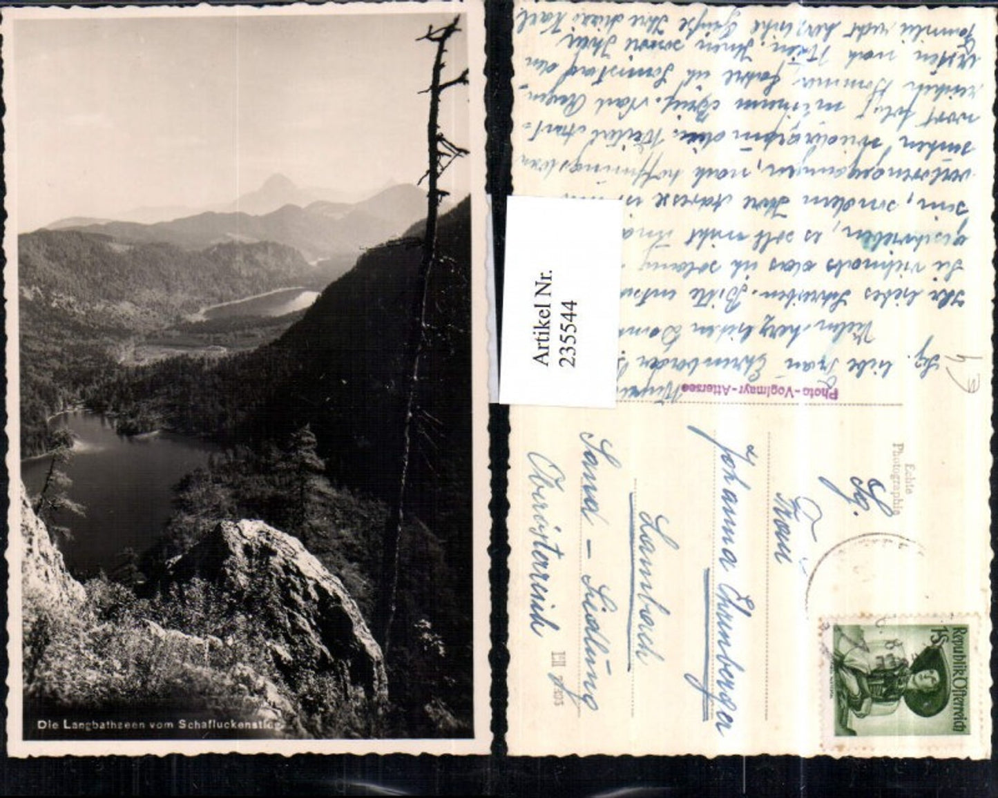 235544,Die Langbathseeen v. Schafluckensteig b. Ebensee