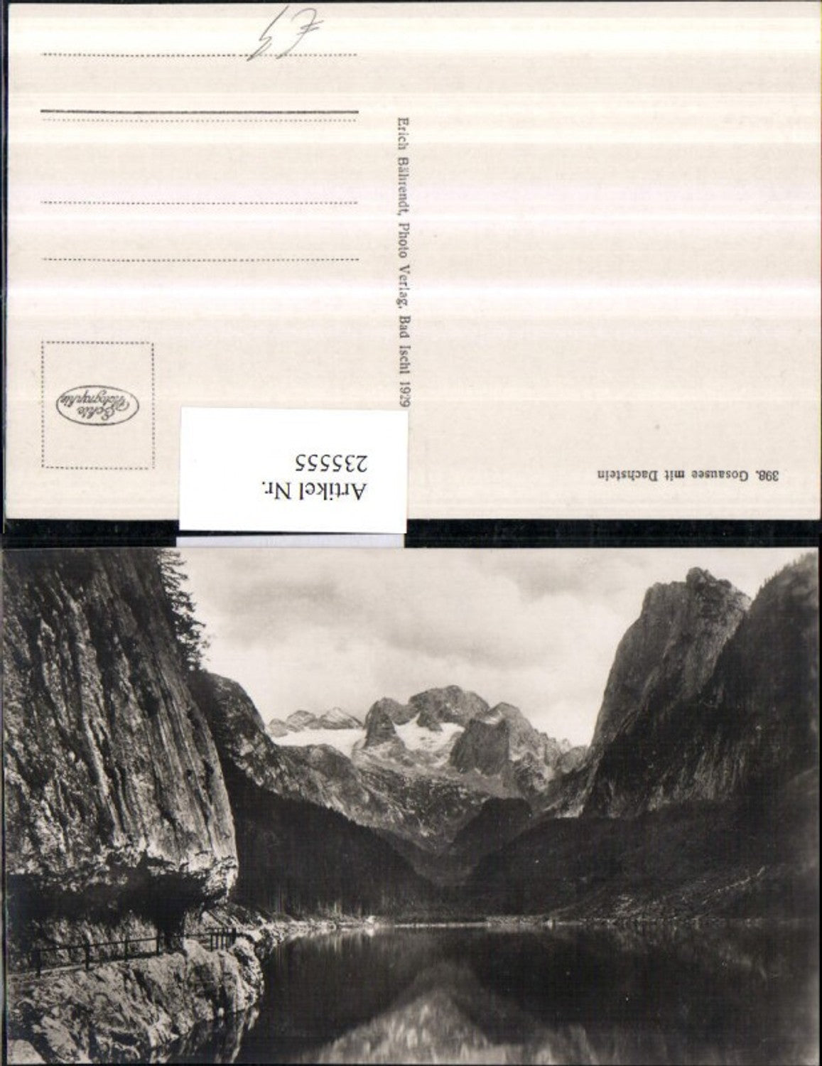 235555,Gosausee See m. Dachstein b. Gosau Bergkulisse