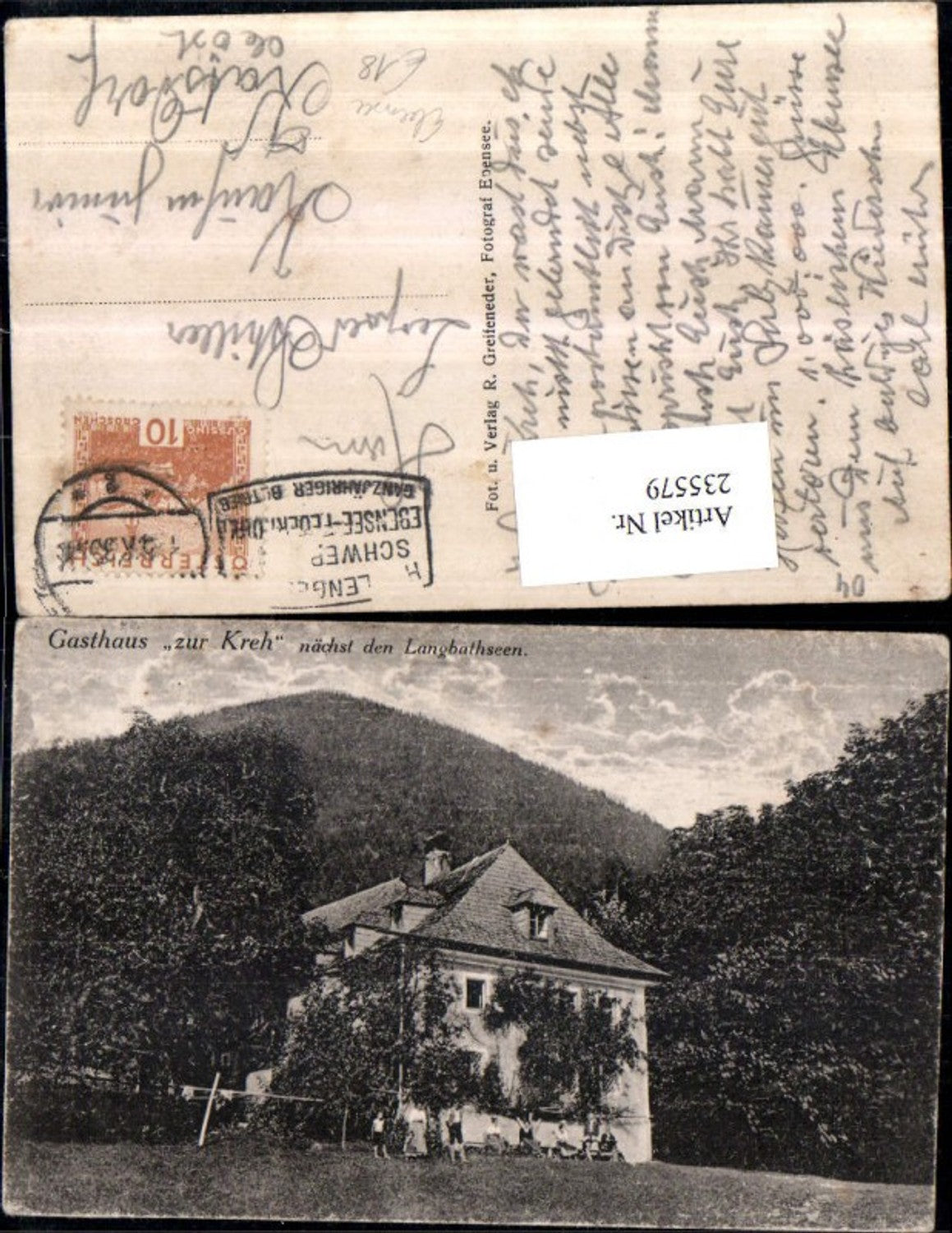 235579,Gasthaus zur Kreh nächst d. Langbathsee b. Ebensee