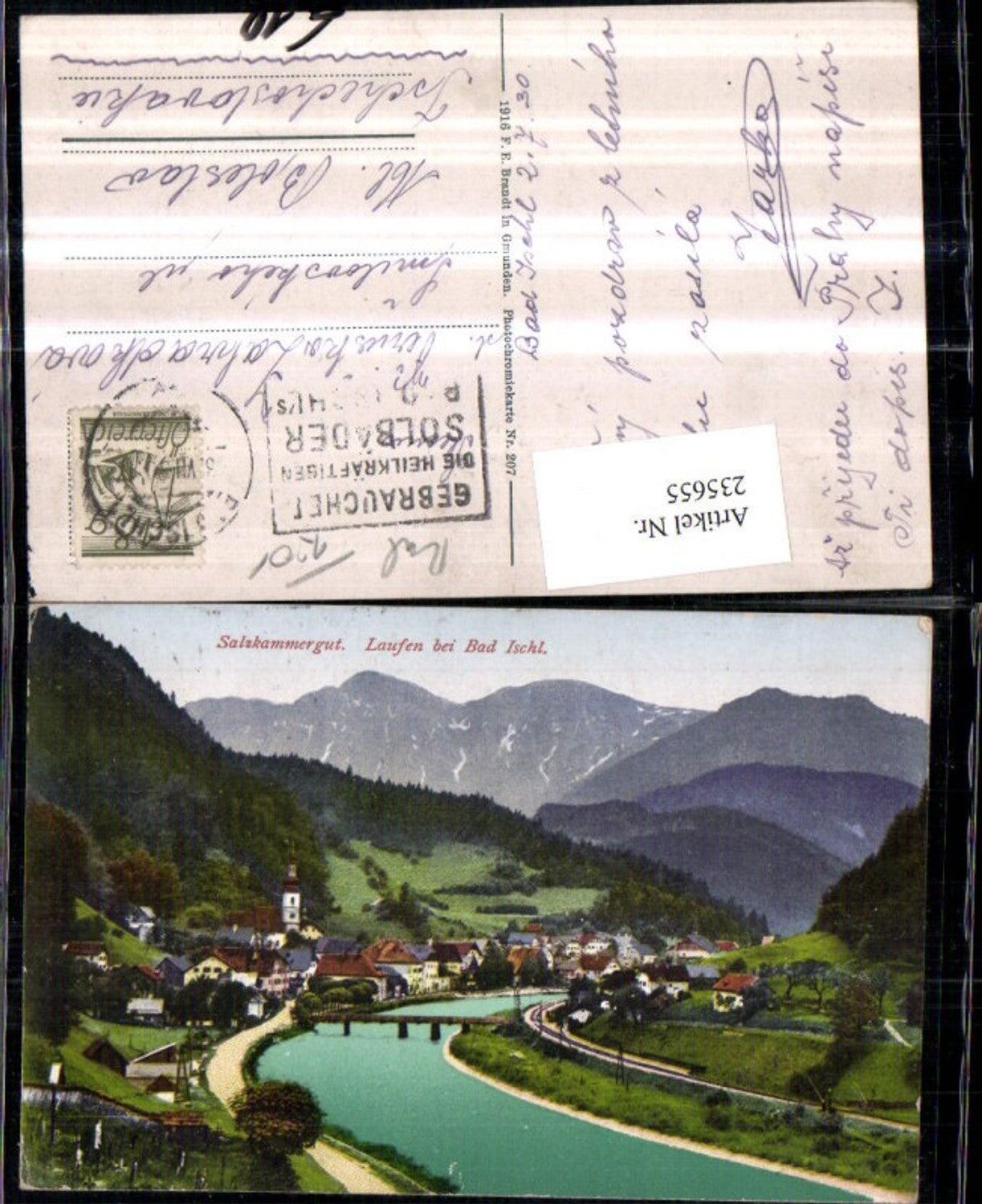 235655,Laufen b. Bad Ischl Totale pub F. E. Brandt 207