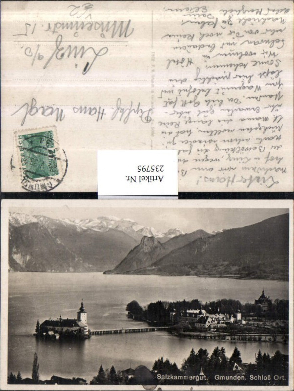 235795,Gmunden Schloss Orth pub F. E. Brandt 5006