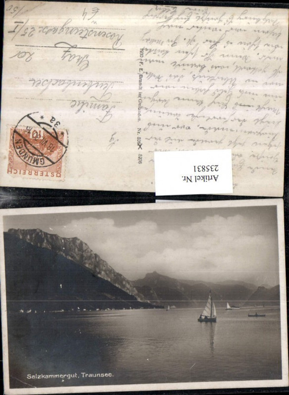 235831,Traunsee b. Gmunden Segelboot