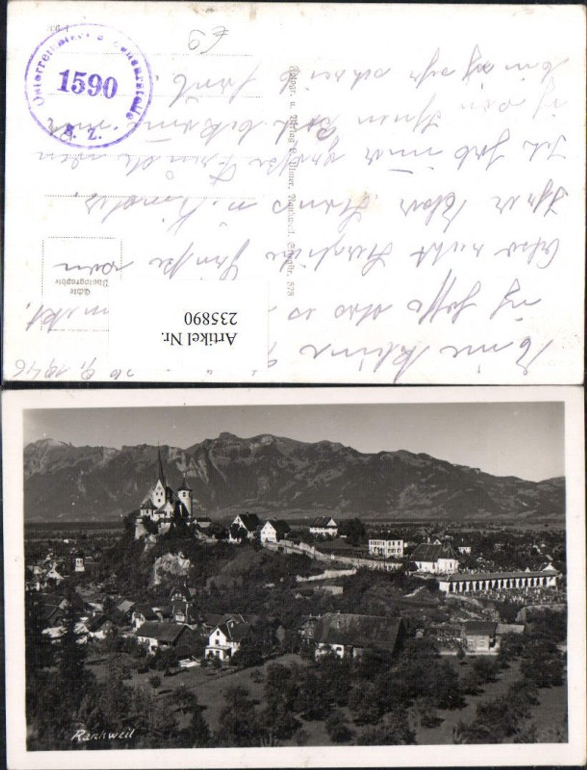 Alte Ansichtskarte – Old Postcard
