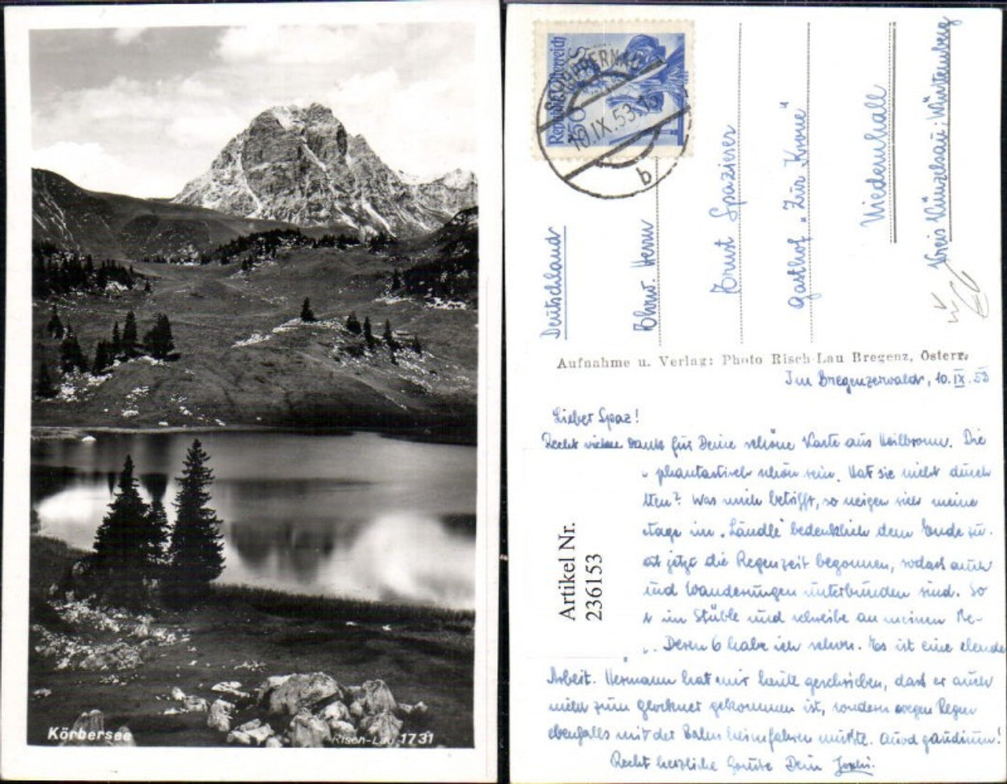 Alte Ansichtskarte – Old Postcard
