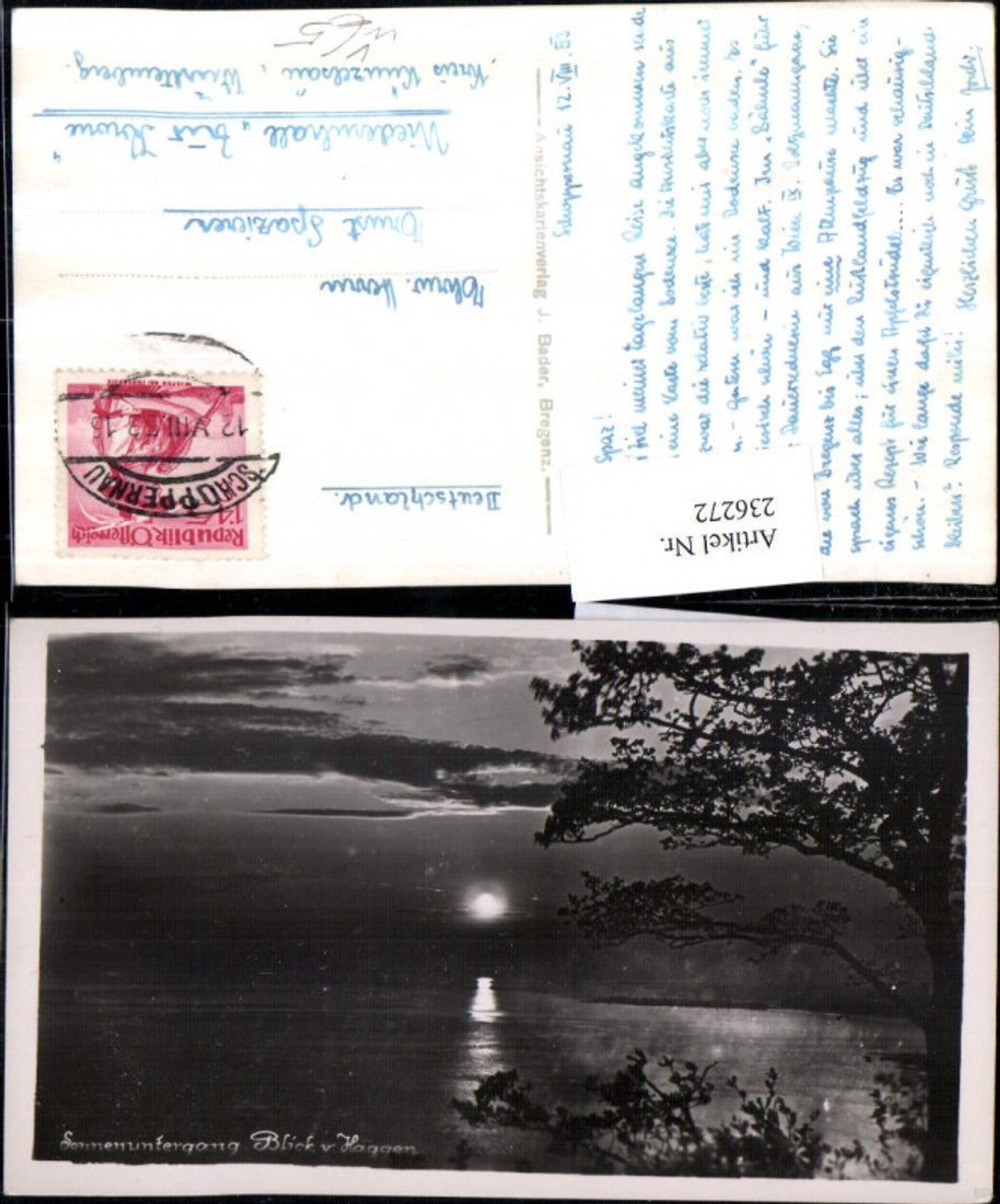 Alte Ansichtskarte – Old Postcard