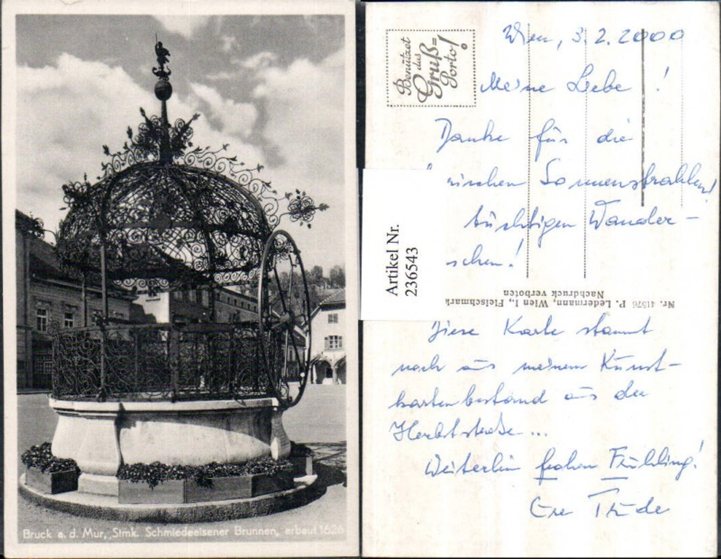Alte Ansichtskarte – Old Postcard