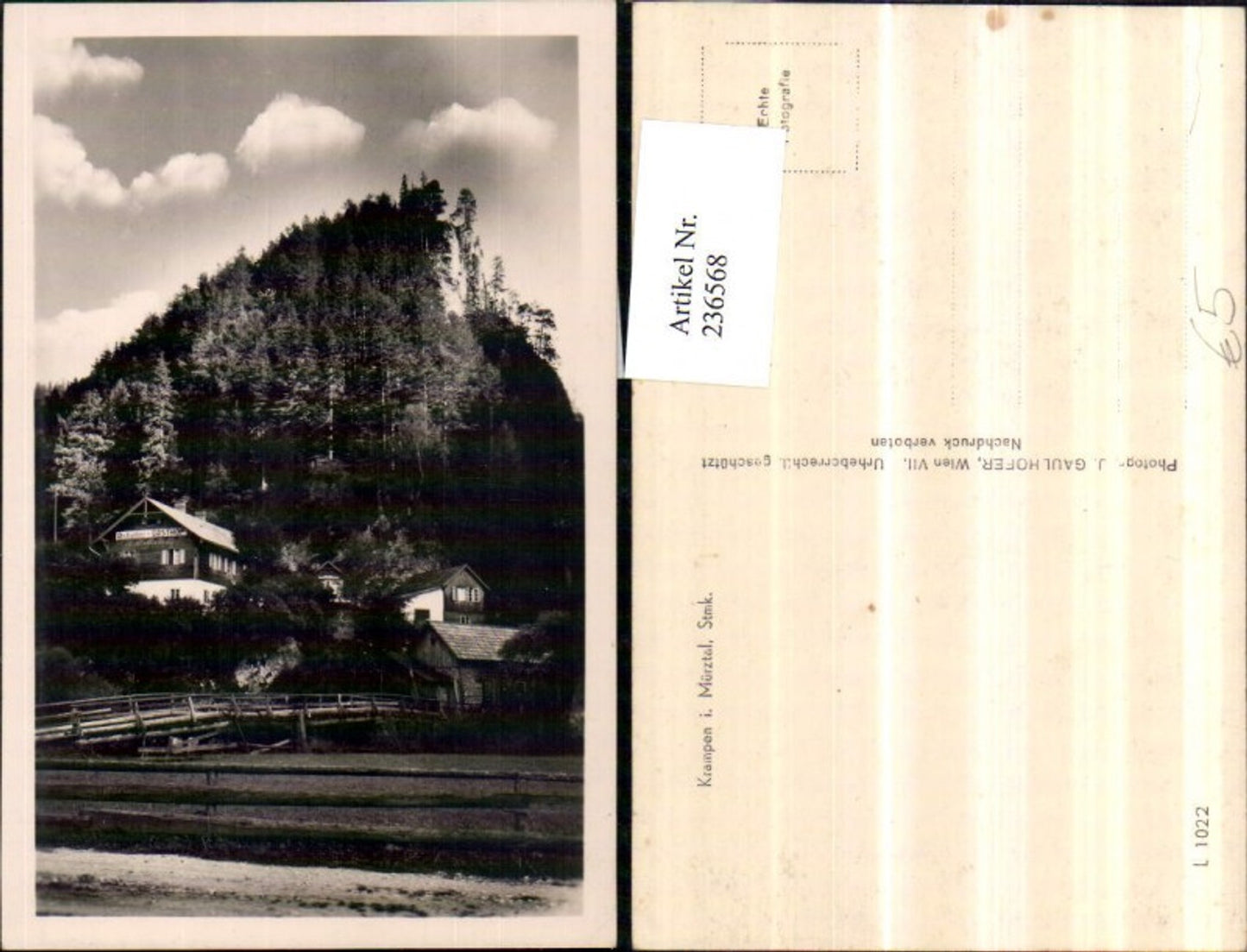 Alte Ansichtskarte – Old Postcard