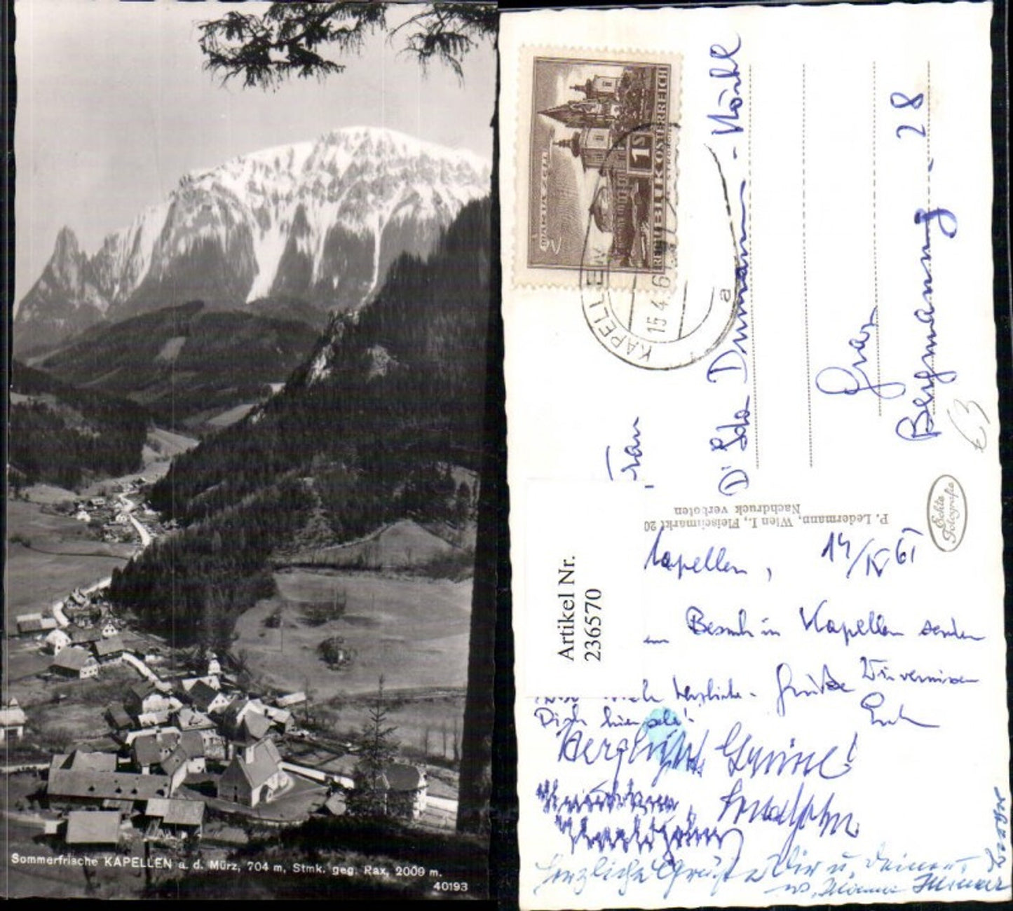 Alte Ansichtskarte – Old Postcard
