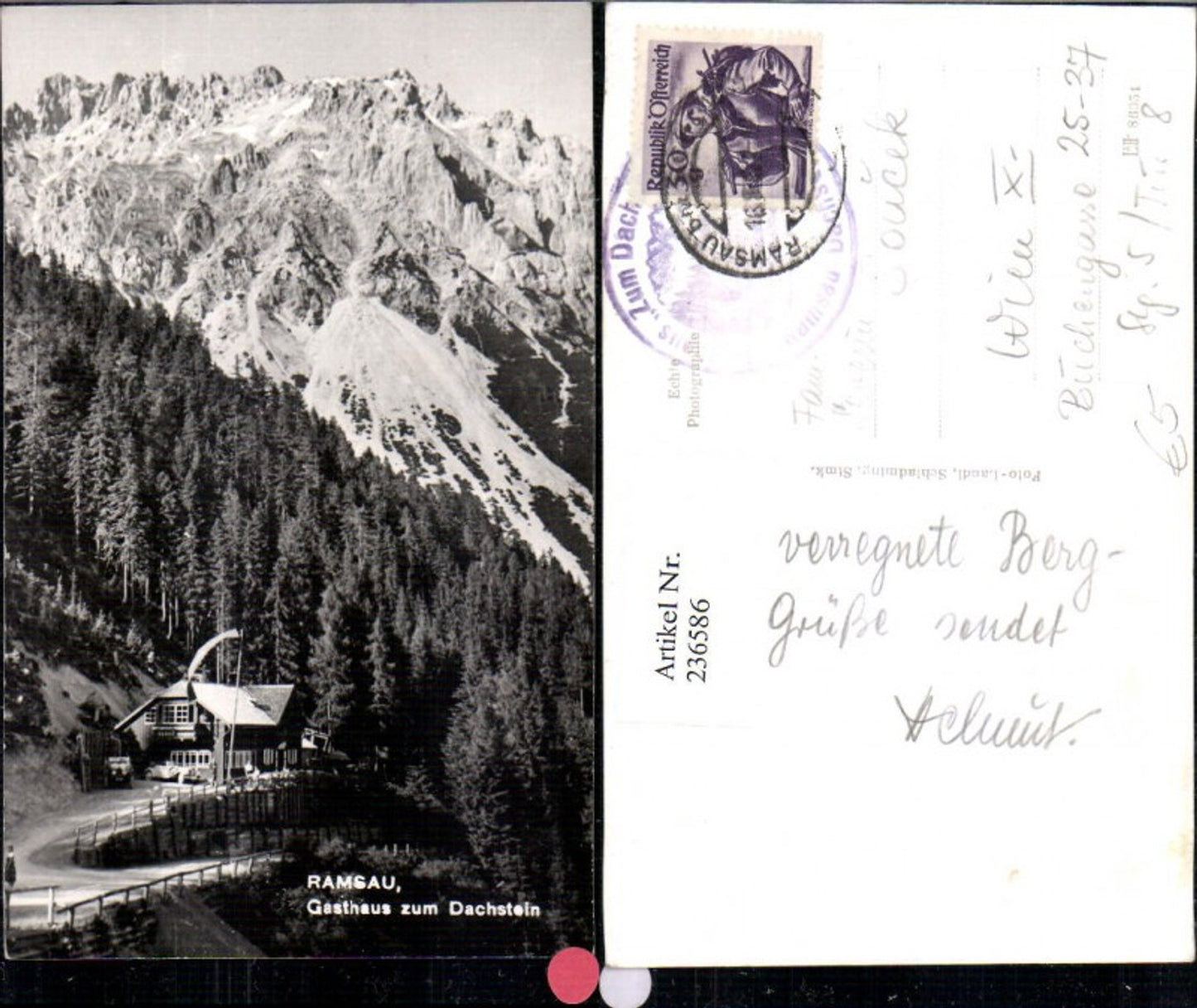 Alte Ansichtskarte – Old Postcard