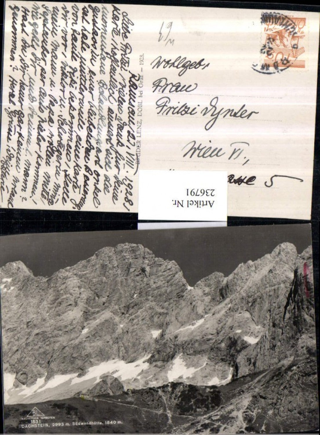 Alte Ansichtskarte – Old Postcard