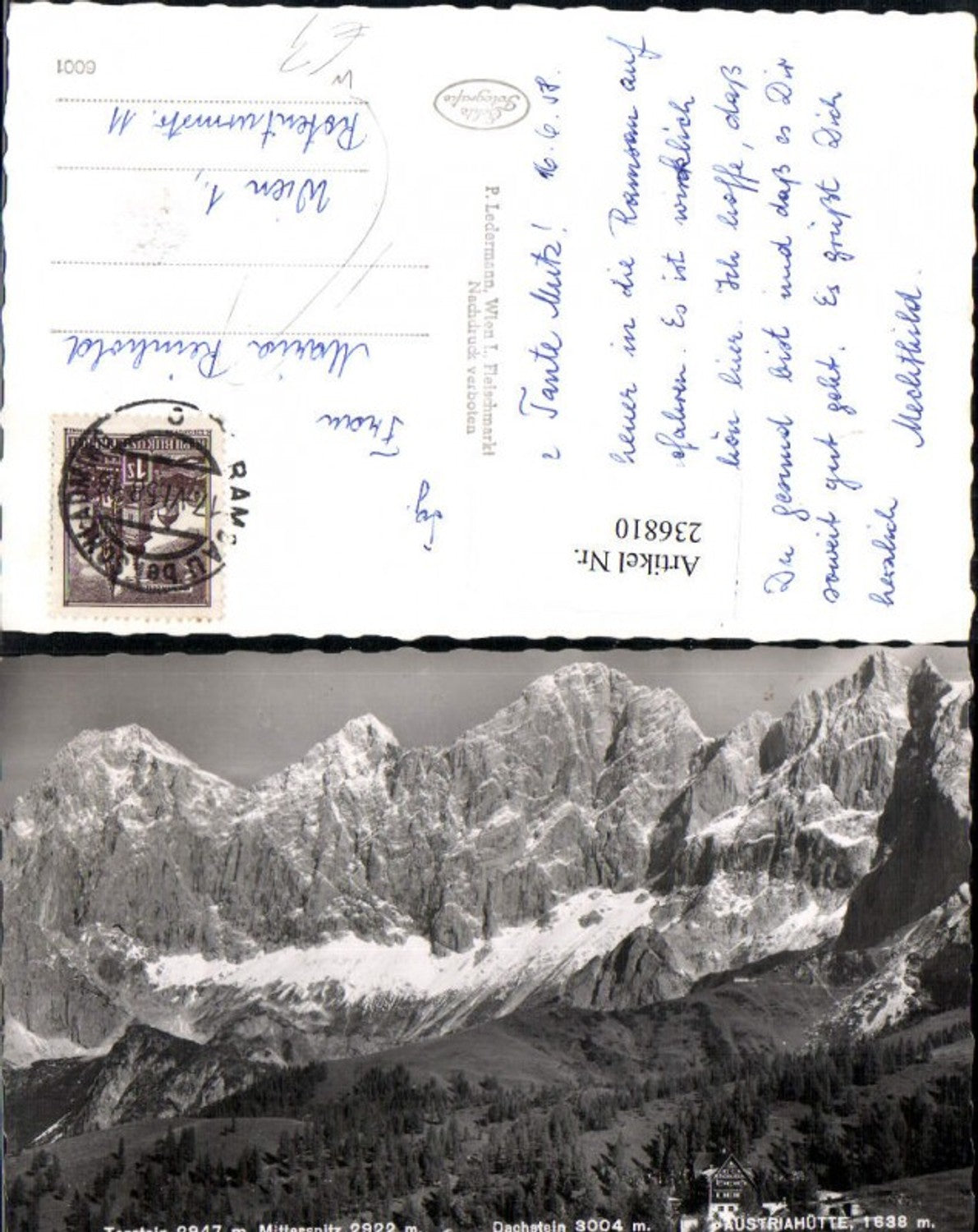 Alte Ansichtskarte – Old Postcard