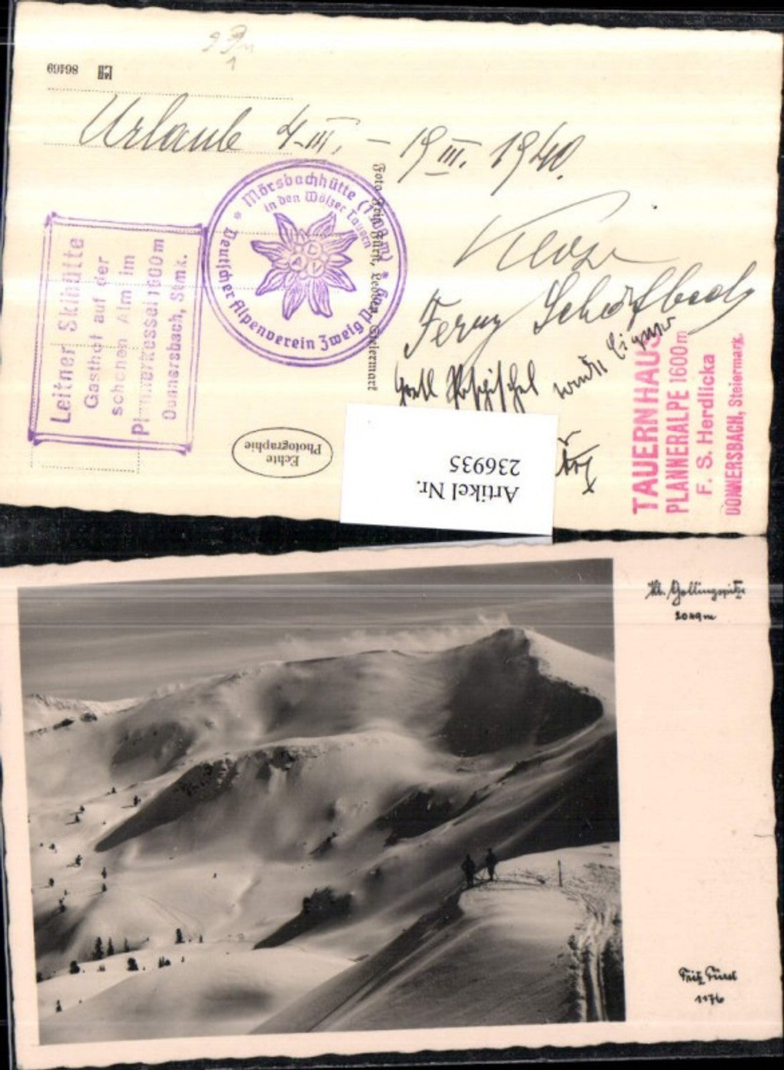 Alte Ansichtskarte – Old Postcard