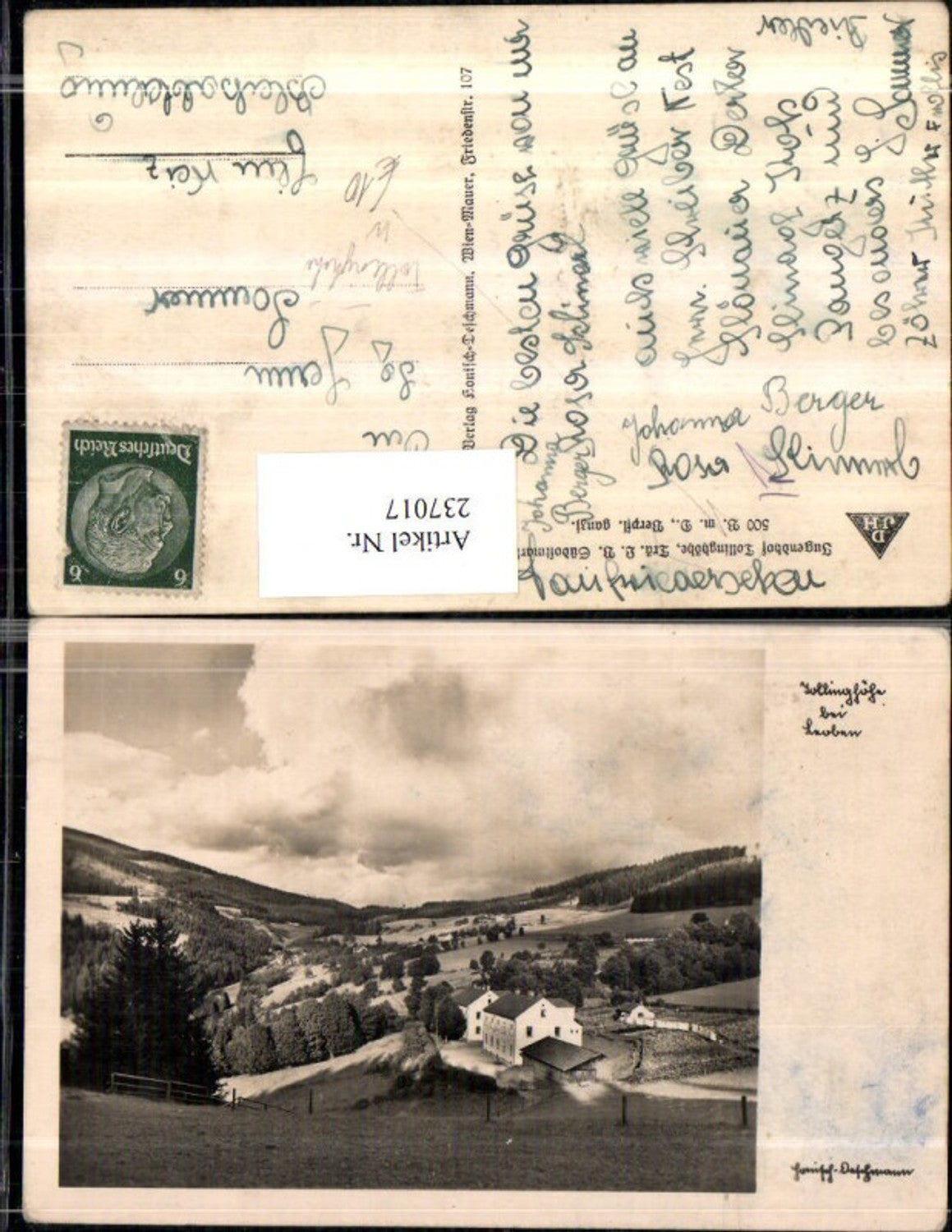 Alte Ansichtskarte – Old Postcard